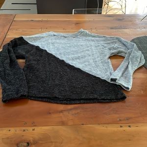 Sweater black an grey